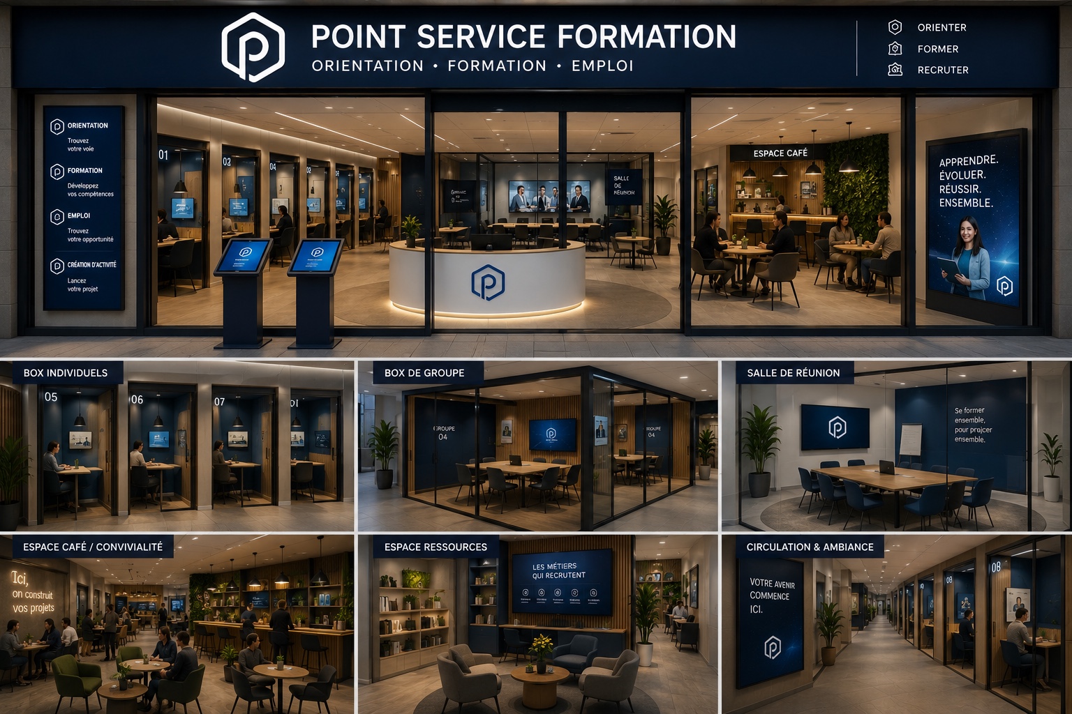 Espace Point Service Formation dédié à l’orientation, la formation et l’emploi
